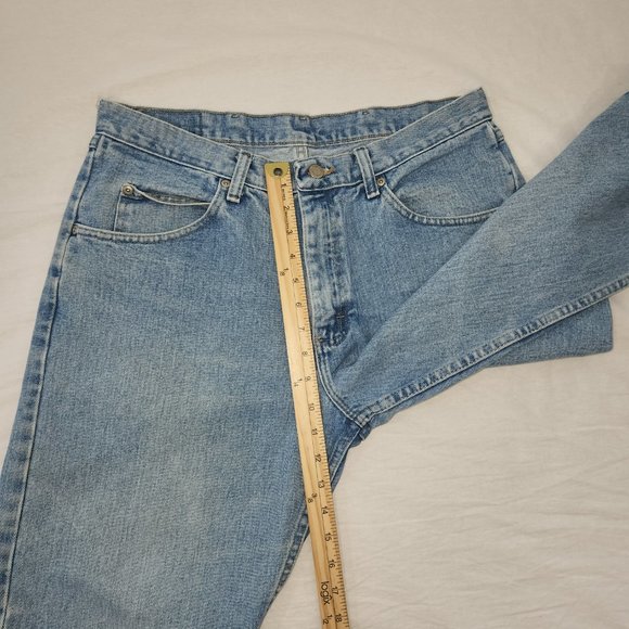 Vintage WRANGLER GORPCORE Festival Straight Leg Hi-Rise UNISEX Jeans Size 34X29 - Picture 15 of 16